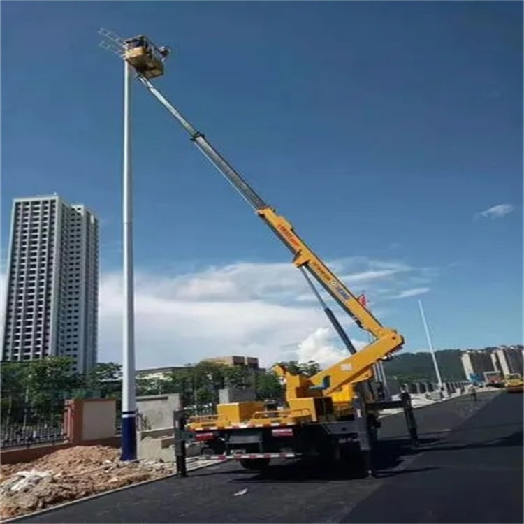 天门维修路灯的曲臂升降车出租